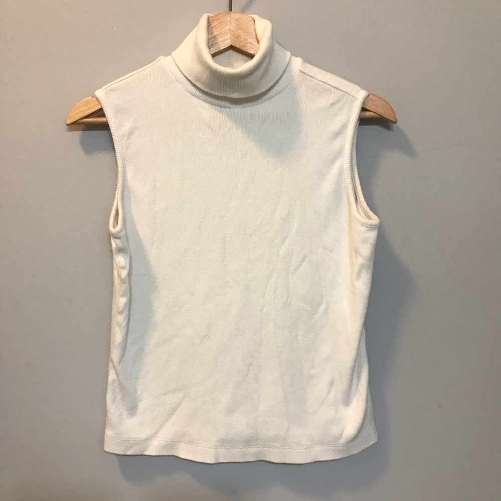 ANN TAYLOR LOFT | Ribbed Sleeves Turtleneck